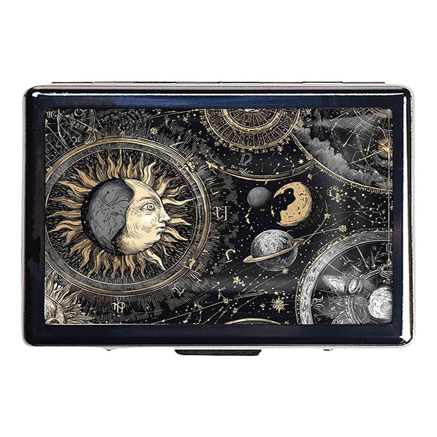 The Astrolabe tin pocket wallet by Ward Tin