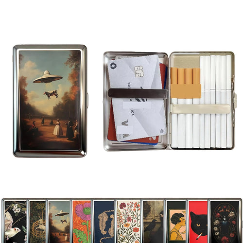 Close Encounter tin pocket wallet by Ward Tin