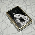 Monochrome tin pocket wallet by Ward Tin