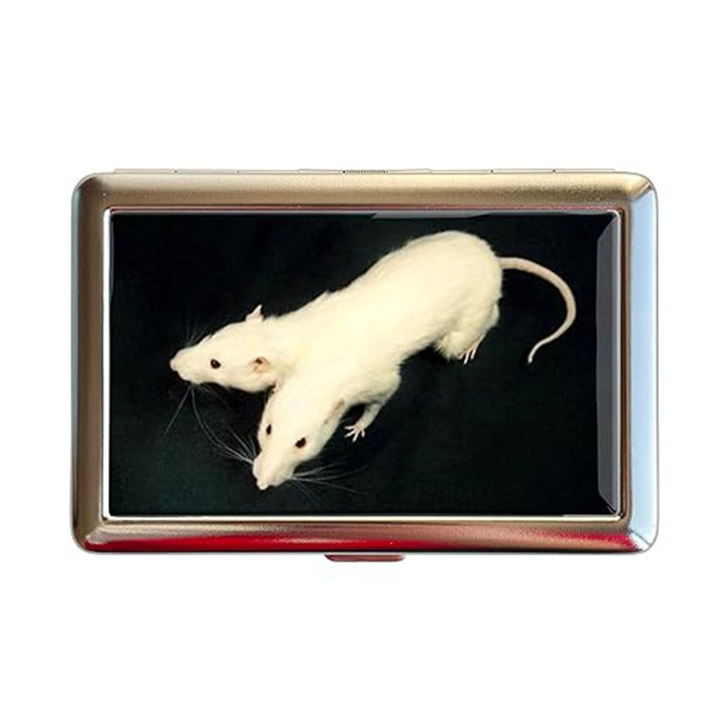 Two-Headed Rat metal case by Ward Curios