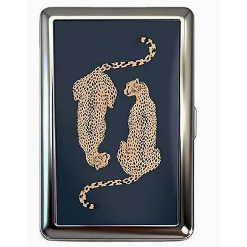 Night Leopard metal case by Ward Curios