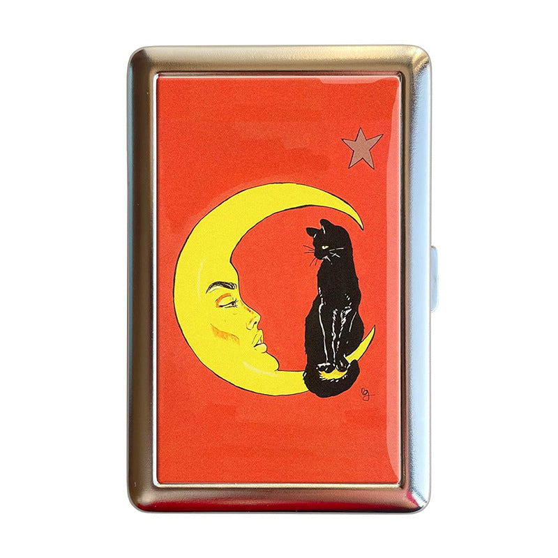 Moon Meow metal case by Ward Curios