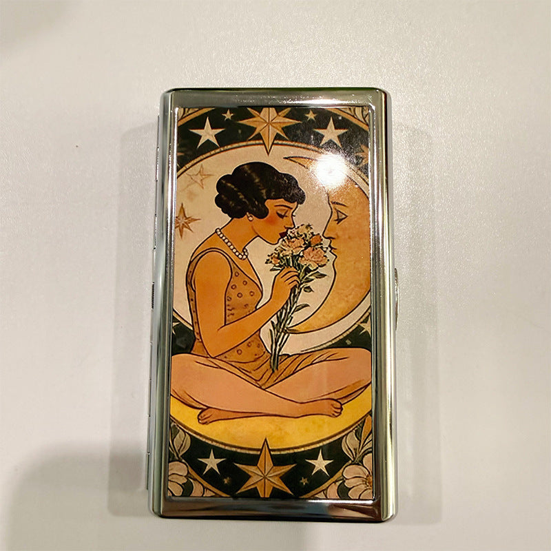 Old Moon Garden metal case by Ward Curios