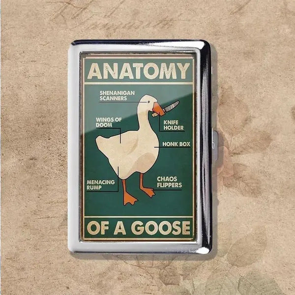 The Swan tin pocket wallet by Ward Tin