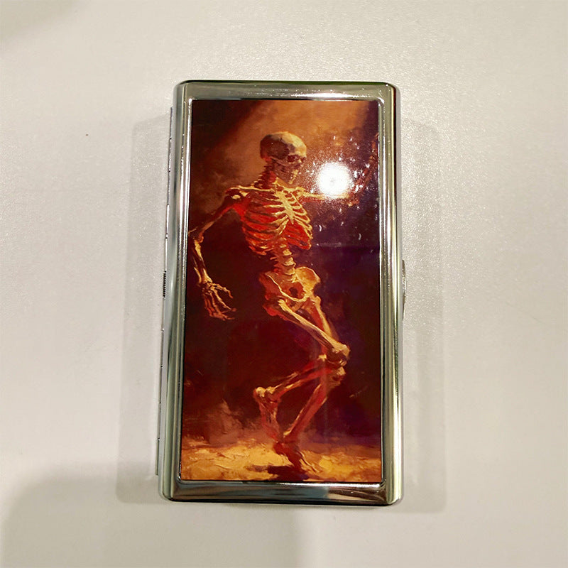 Memento Mori metal case by Ward Curios