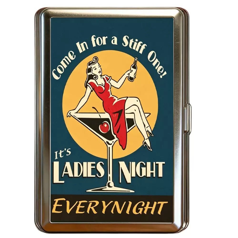 Red Ticket tin pocket wallet by Ward Tin