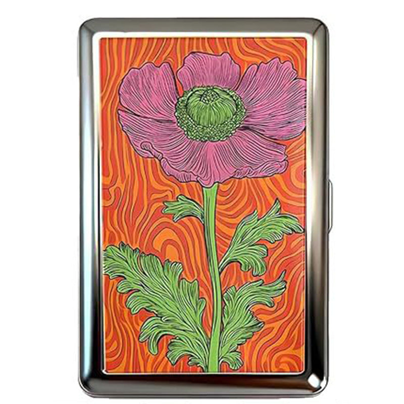 Scarlet Poppy metal case by Ward Curios