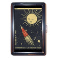Gilded Sun tin pocket wallet by Ward Tin