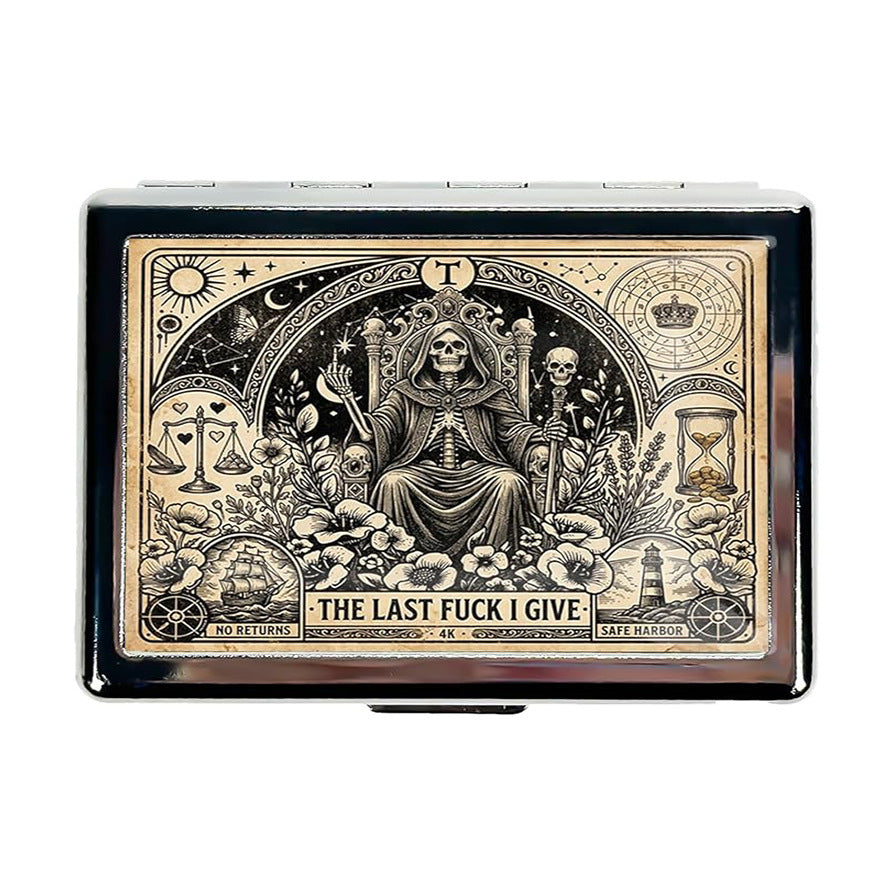 Copperplate tin pocket wallet by Ward Tin