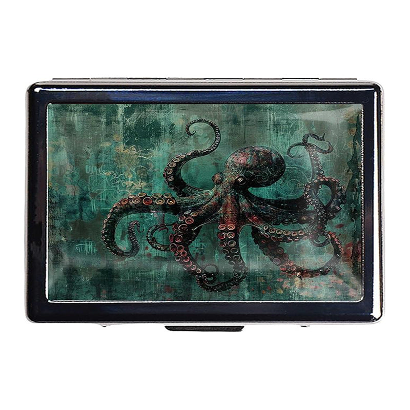 Verdigris tin pocket wallet by Ward Tin